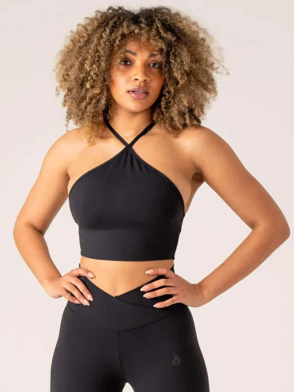 Momentum Tank Bra - Black sold by Ryderwear