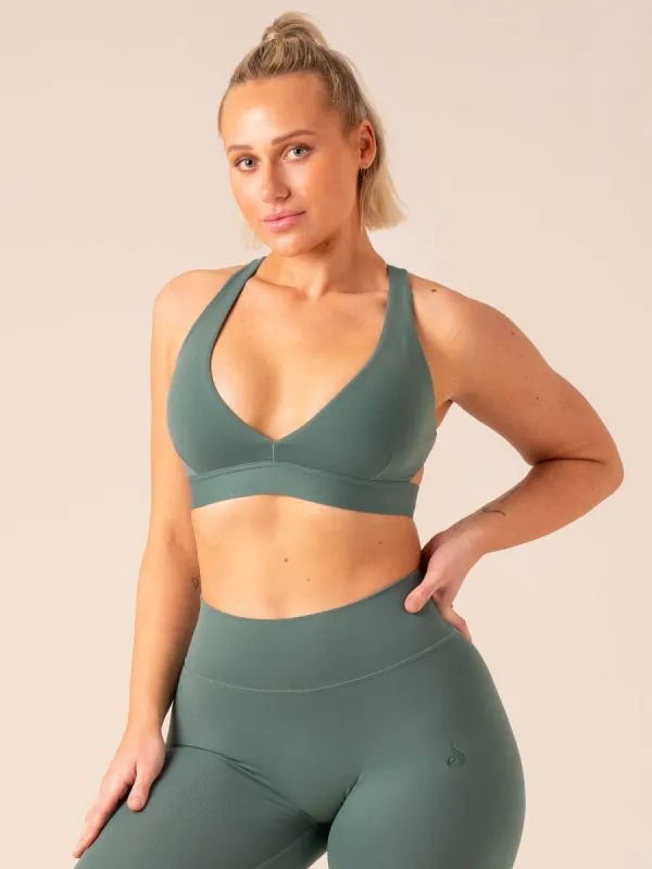 Prime Sports Bra - Emerald sold by Ryderwear