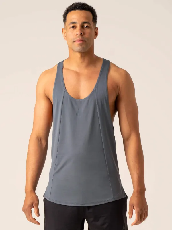 Dynamic Stringer T-Back - Petrol sold by Ryderwear