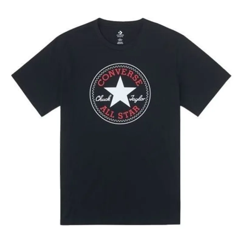 Converse Go-To All Star Patch Standard Fit T-Shirt 'Black' 10025459-A01 sold by KicksCrew