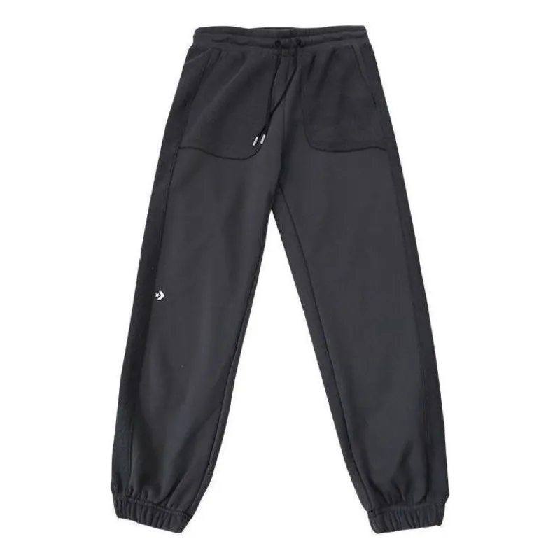 Converse Loose Fleece Sweatpants 'Black' 10023521-A06 sold by KicksCrew