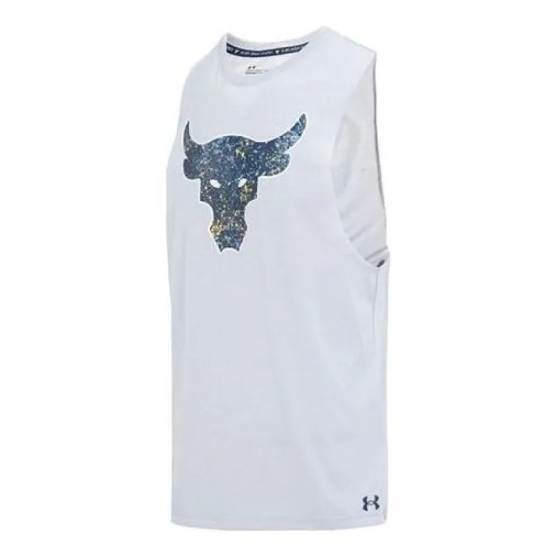 Under Armour Project Rock Brahma Bull Tank 'Grey Blue' 1371215-011 sold by KicksCrew