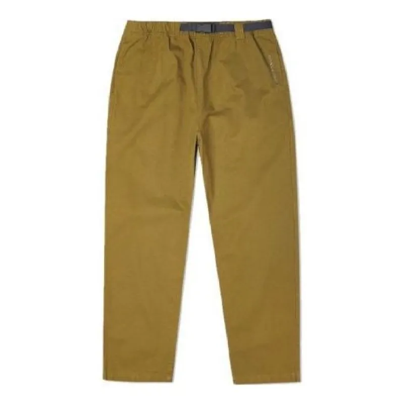 Converse Woven Straight-Leg Tapered Casual Pants 'Dark Moss Green' 10021101-A04 sold by KicksCrew