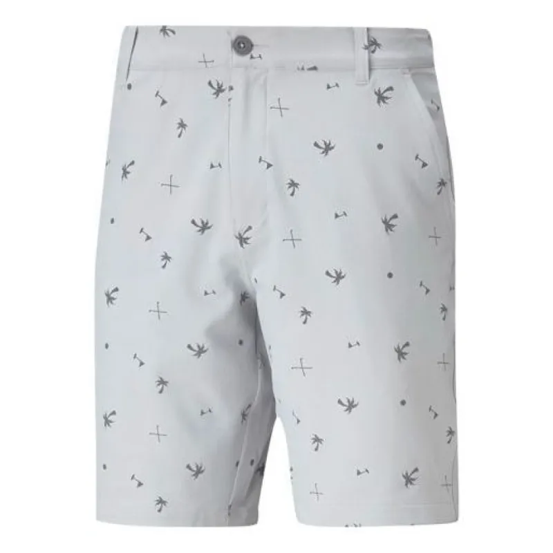 Puma Palm Springs Shorts 'Grey Black' 599239-03 sold by KicksCrew