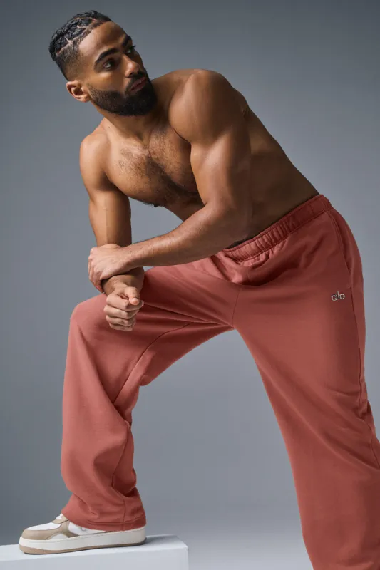Accolade Straight Leg Sweatpant - Soft Terracotta | Parallel