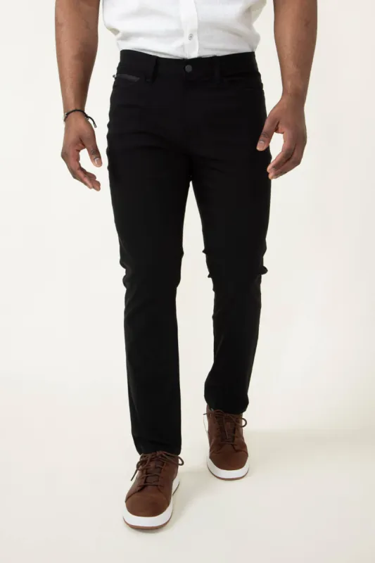 Copper & Oak Momentum Zip Pants for Men in Black | K2F901-004-BLK sold by Glik’s
