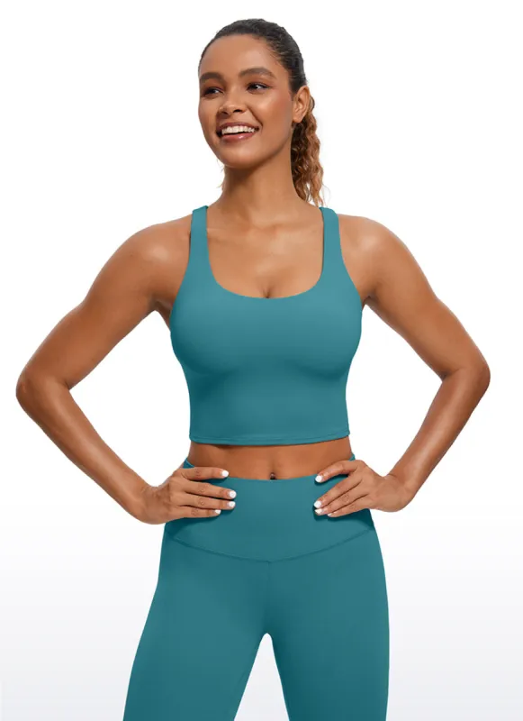 Butterluxe Criss Cross Back Built-in Bra Tanks sold by CRZ Yoga