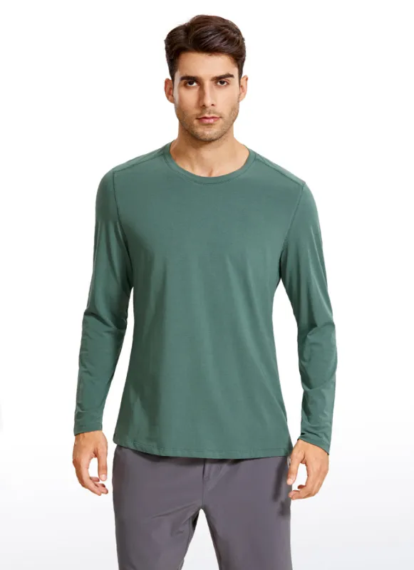 Pima Cotton Long Sleeve sold by CRZ Yoga