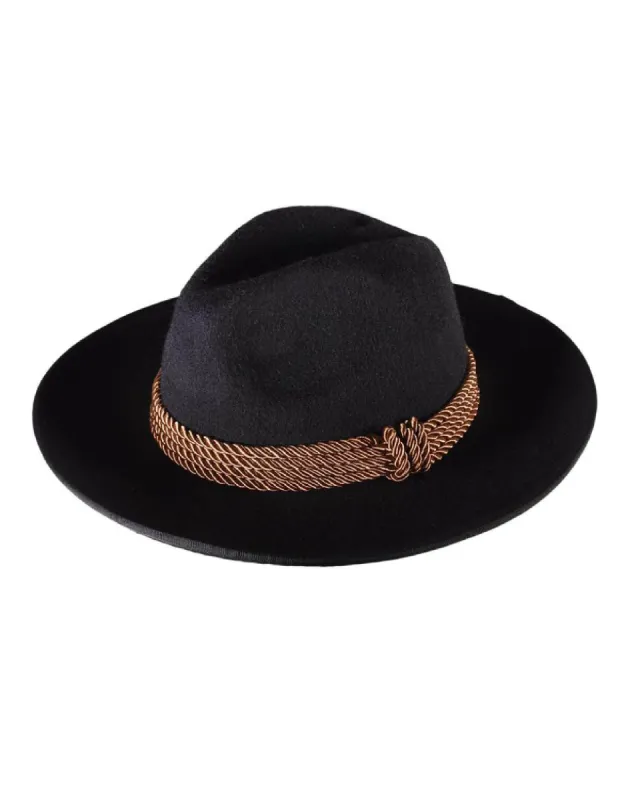 The Tides Felt Hat - Black sold by Fallen Broken Street