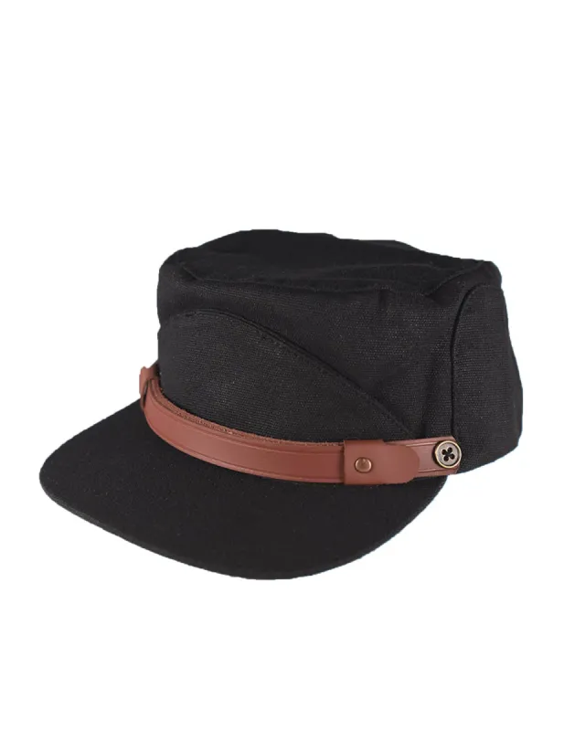 The Misplacemnt Cap - Black Canvas sold by Fallen Broken Street