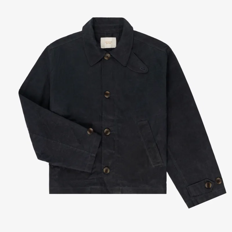 Waxed Cropped Topcoat | Parallel