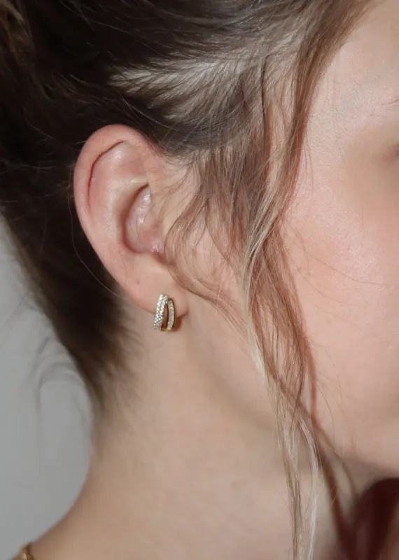 Off My Mind Earrings ★ Gold sold by Rock N Rags