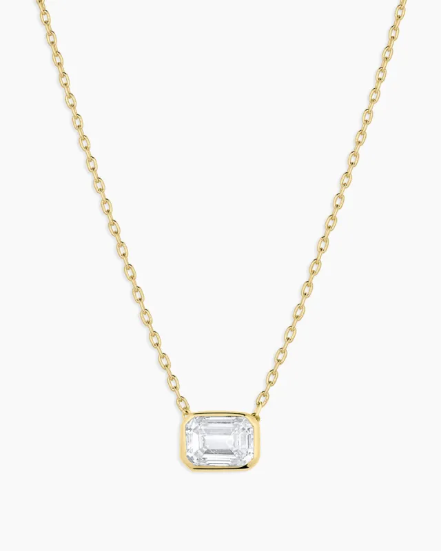 Classic Diamond Emerald Necklace sold by Gorjana