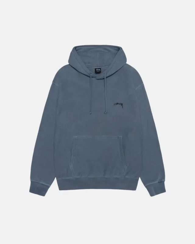 SMOOTH STOCK HOODIE PIGMENT DYED sold by Stussy