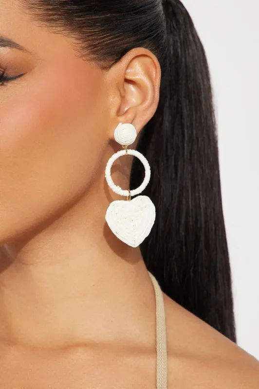 Dreamy Romance Earrings - Cream sold by Fashion Nova