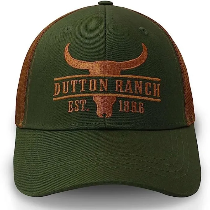 YELLOWSTONE BALL CAP - DUTTON RANCH GREEN sold by Bridle Path Tack Shop