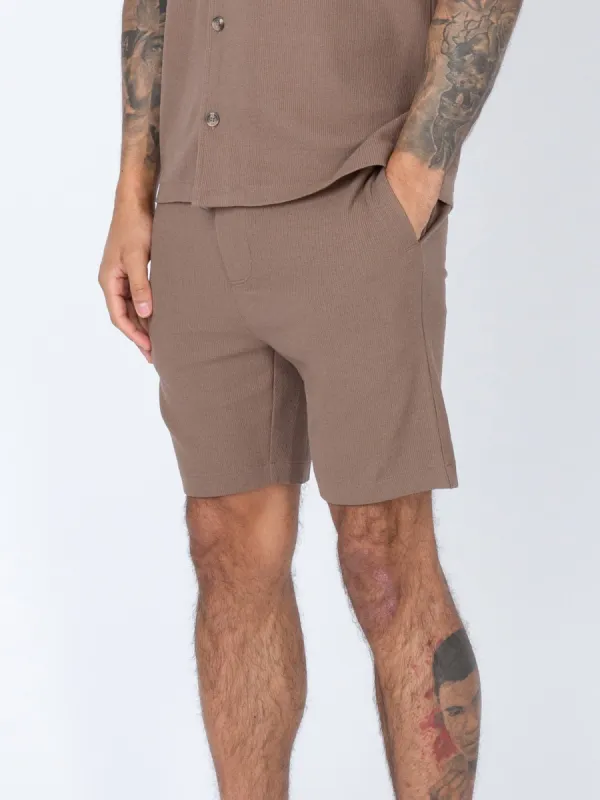 LAKI TEXTURED SHORTS sold by Luke 1977
