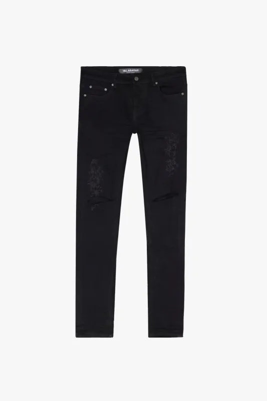 【関税・送料込】VALABASAS Stem Skinny Jean Black VALABASAS JEANS “LAMAR” BLACK – Valabasas