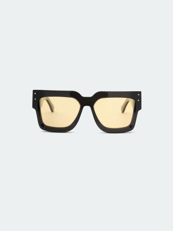 JUMBO MA SUNGLASSES - Black Yellow | Parallel