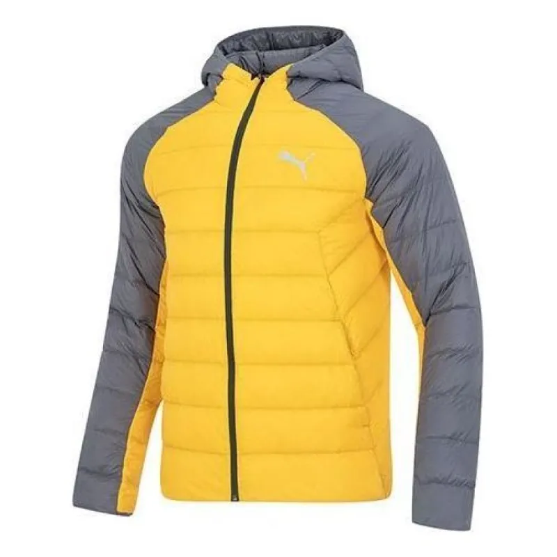 PUMA PwrWarm PackLite Hd Jacket Logo 'Yellow' 672911-39 sold by KicksCrew