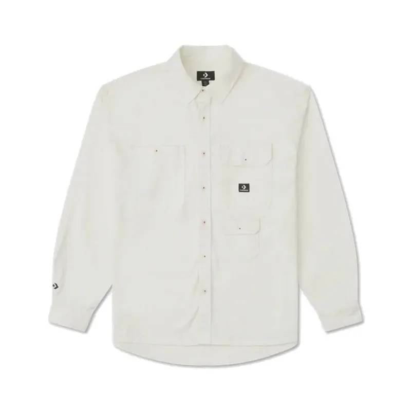 Converse YOTD Woven Shirt 'White' 10026808-A01 sold by KicksCrew