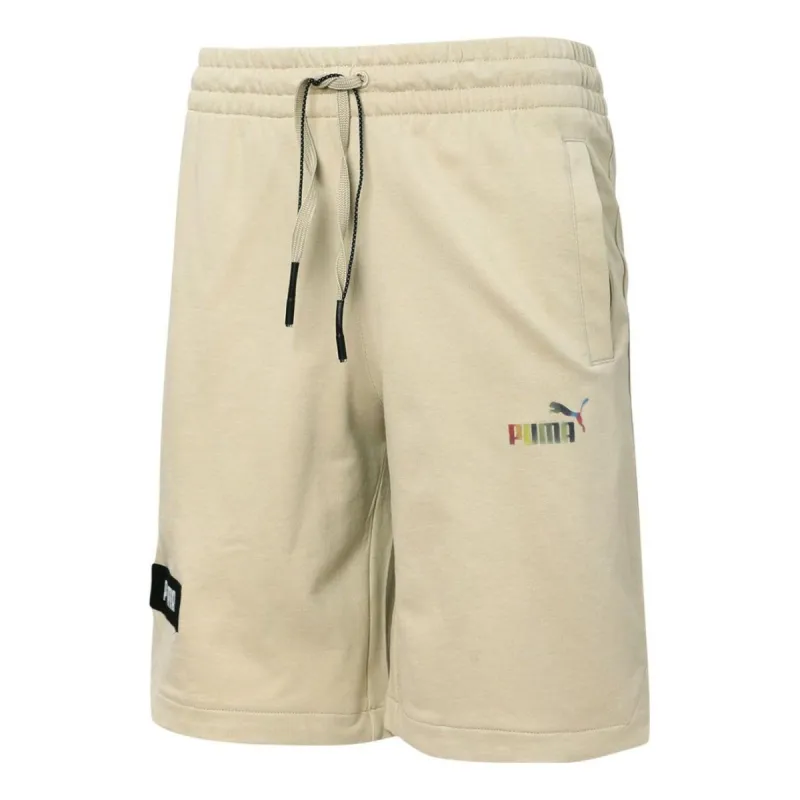 PUMA Worldwide French Terry Shorts 'Beige' 671963-64 sold by KicksCrew