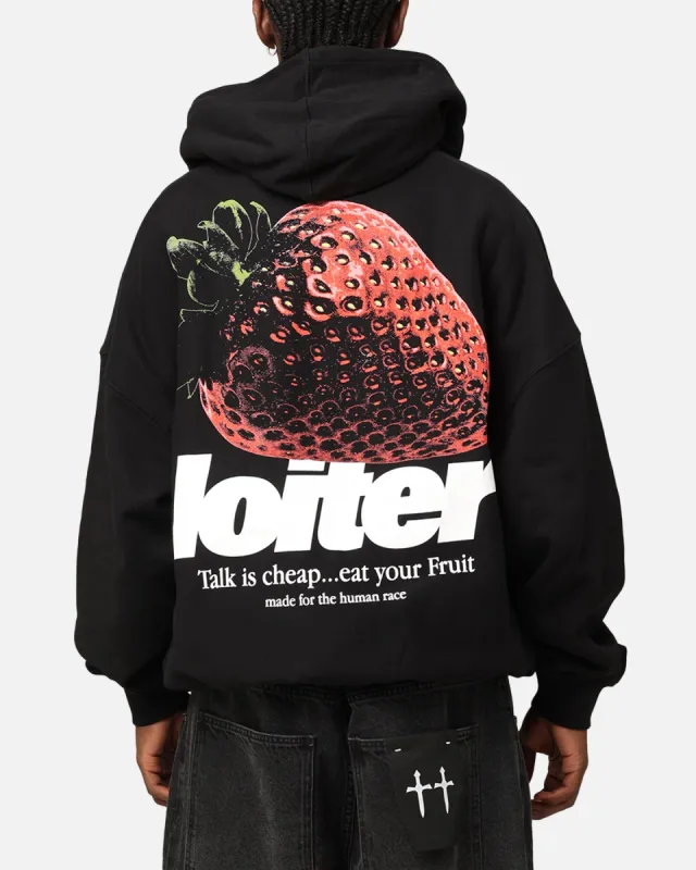 Loiter Strawberry Hoodie Black sold by Culture Kings