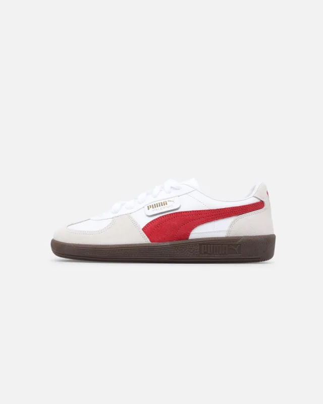 Puma Palermo Leather White/Red sold by Culture Kings