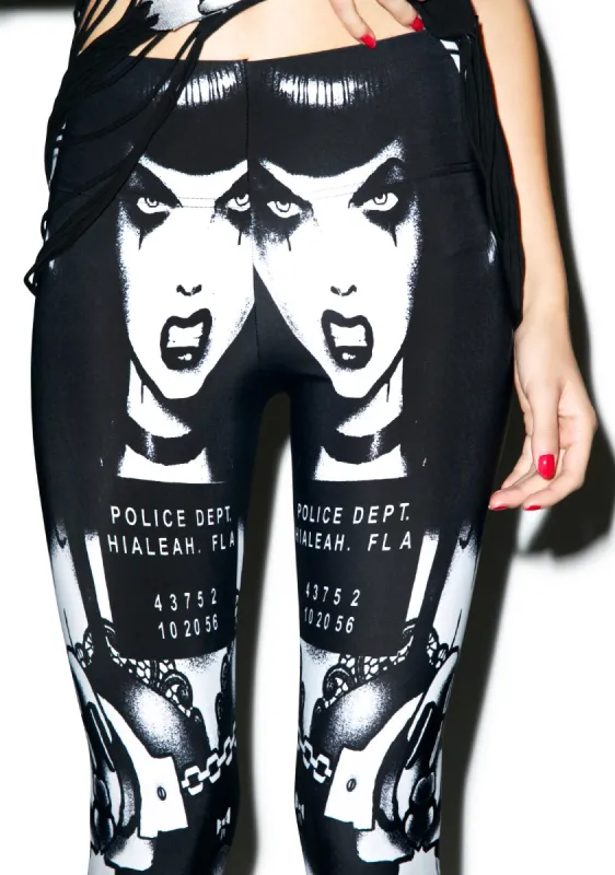 Bad Bettie Leggings sold by Dolls Kill