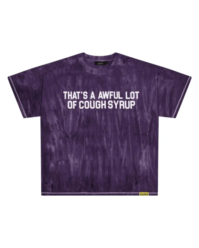 【Trapstar London】X COUGH SYRUP IRONGATE T-SHIRT Tシャツ Trapstar x Cough Syrup Irongate Washed T-Shirt - Purple