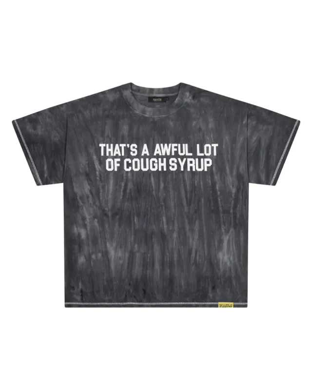 Trapstar London× COUGH SYRUP IRONGATE T-SHIRT コラボT Trapstar x Cough Syrup Irongate T-Shirt - Black* | Parallel