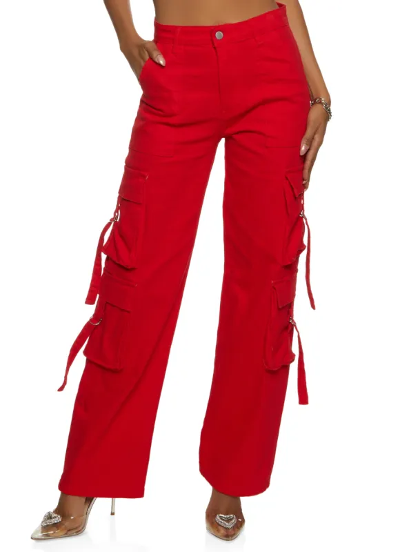 Daisy Strappy Cargo Pants sold by Rainbow