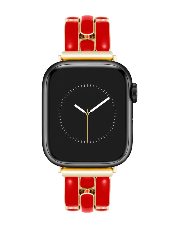 Enamel Link Bracelet for Apple Watch® sold by Anne Klein