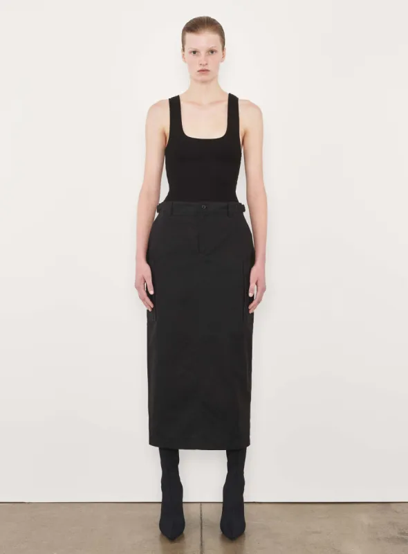 Cargo Skirt Midi sold by WARDROBE.NYC