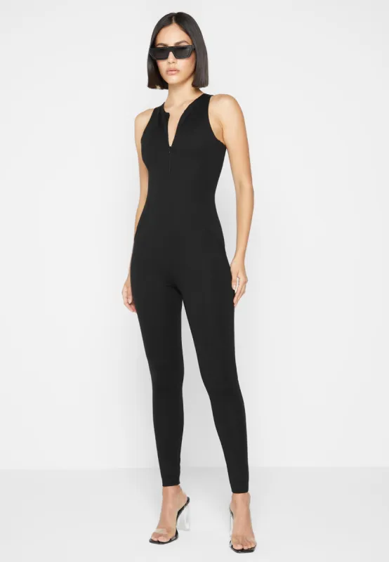 Célia - Sleeveless Jumpsuit - Black sold by Maniere De Voir