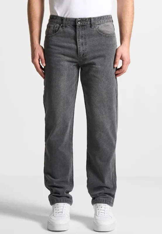 Relaxed Fit Jean - Washed Grey sold by Maniere De Voir