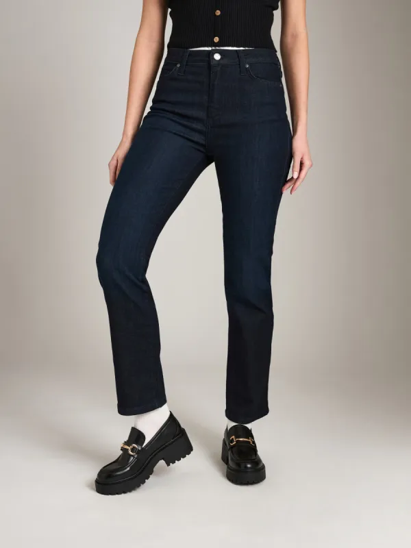 Premium Newport Highrise Straight Leg - Rinse sold by Plenty