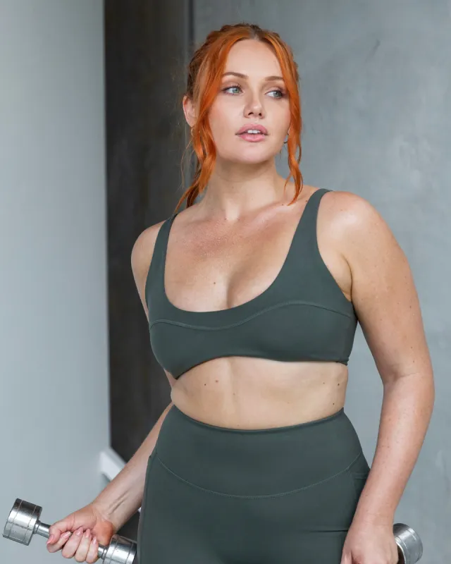 Scoop Everyday Bralette - Eucalyptus sold by Muscle Nation