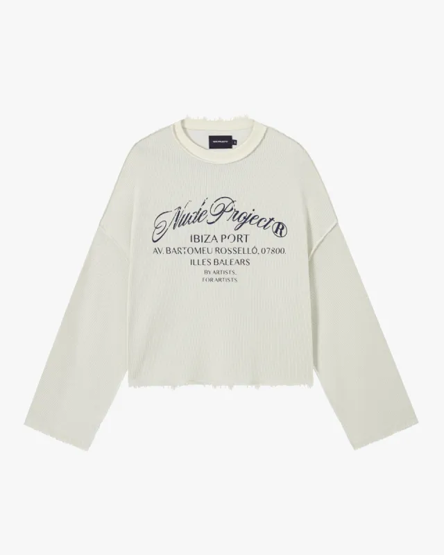 IBIZA CREWNECK WHITE | Parallel