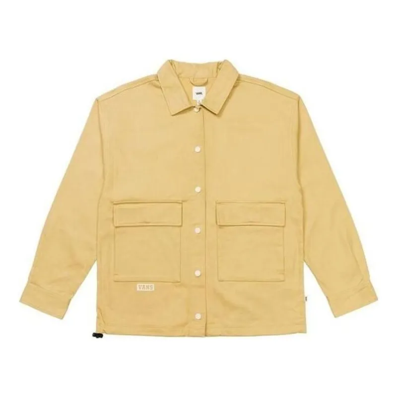 (WMNS) Vans Prep School Shacket 'Yellow' VN0002S5YUU sold by KicksCrew