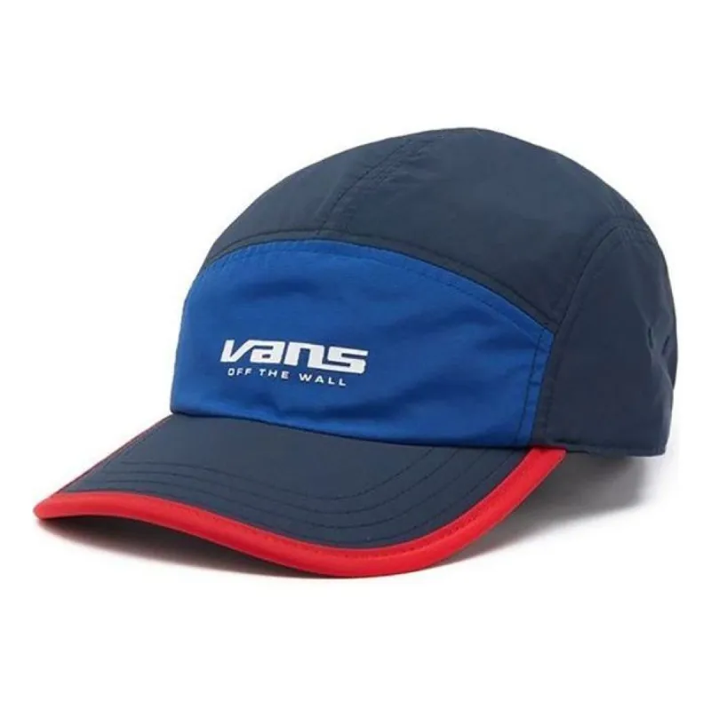 Vans Stitched Duckbill Baseball Cap 'Black Blue Red' VN0A4BQI4NH sold by KicksCrew