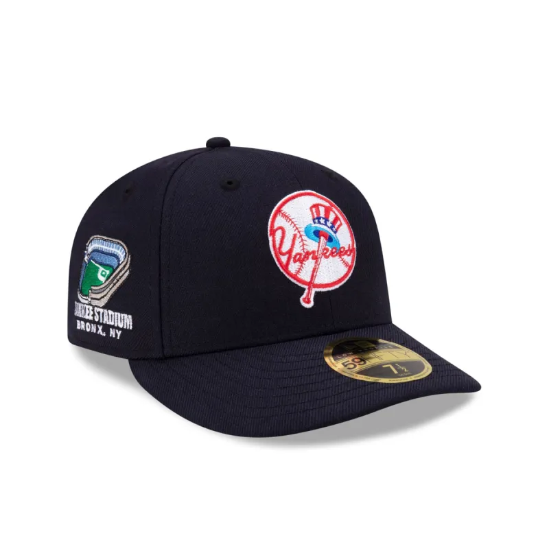 帽子 90s New York Yankees Stadium Cap Just Caps Stadium Patch New York Yankees Low Profile 59FIFTY