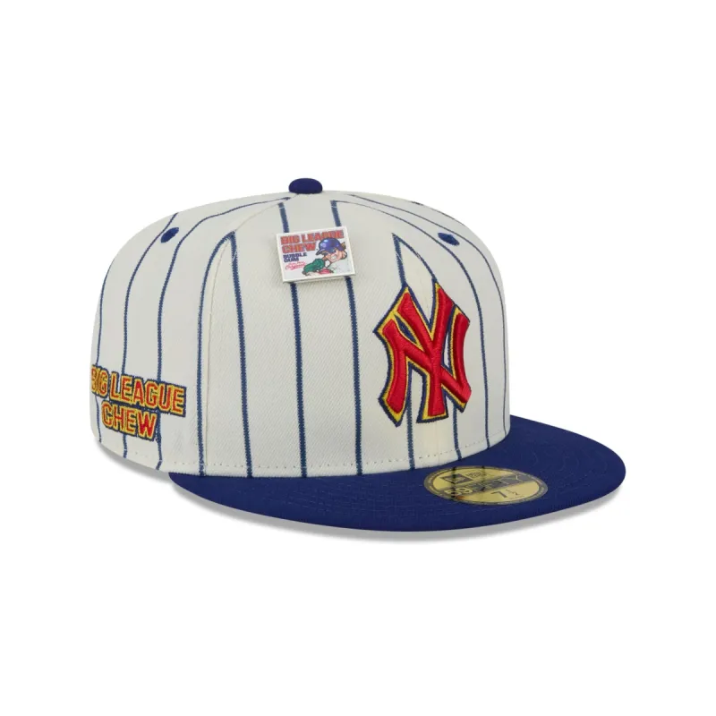 Big League Chew X New York Yankees Pinstripe 59FIFTY Fitted Hat sold by New Era