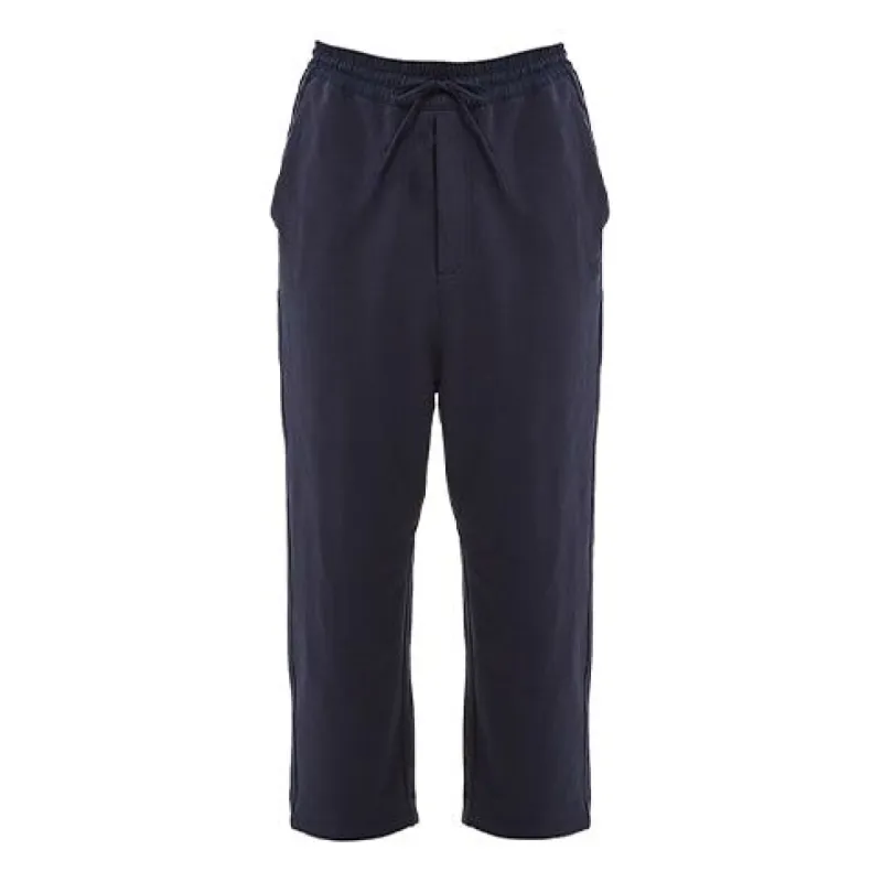 adidas Y-3 Classic Terry Cropped Pants 'Navy' FN3393 sold by KicksCrew