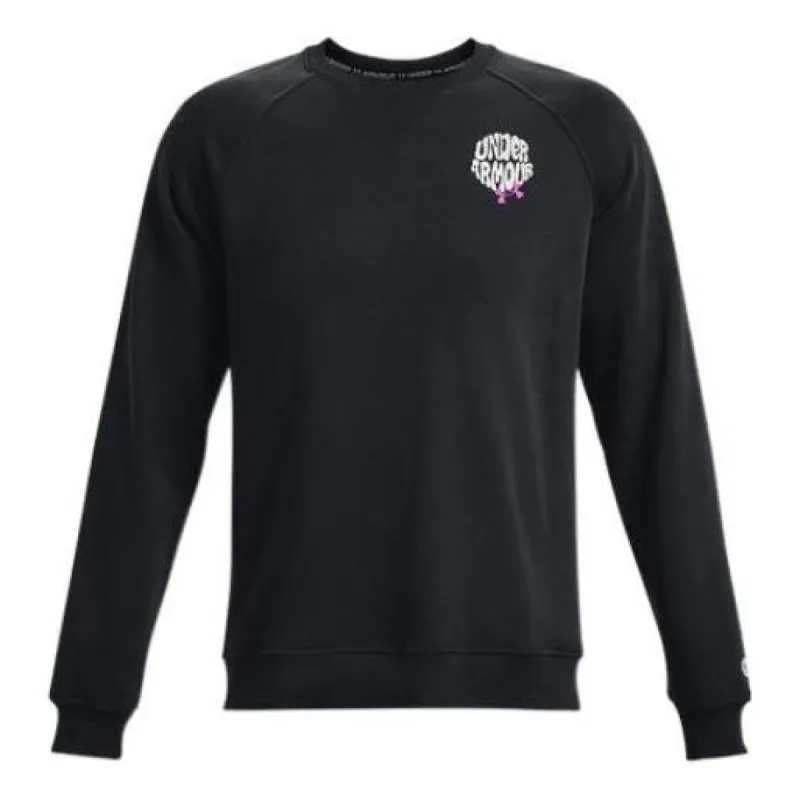 Under Armour Logo Sweatshirt 'Black' 1373837-001 sold by KicksCrew