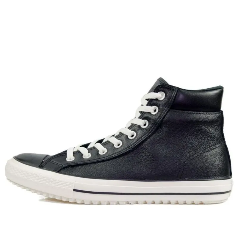 Converse Chuck Taylor All-Star Boot High Top Leather 'Black' 149387C sold by KicksCrew