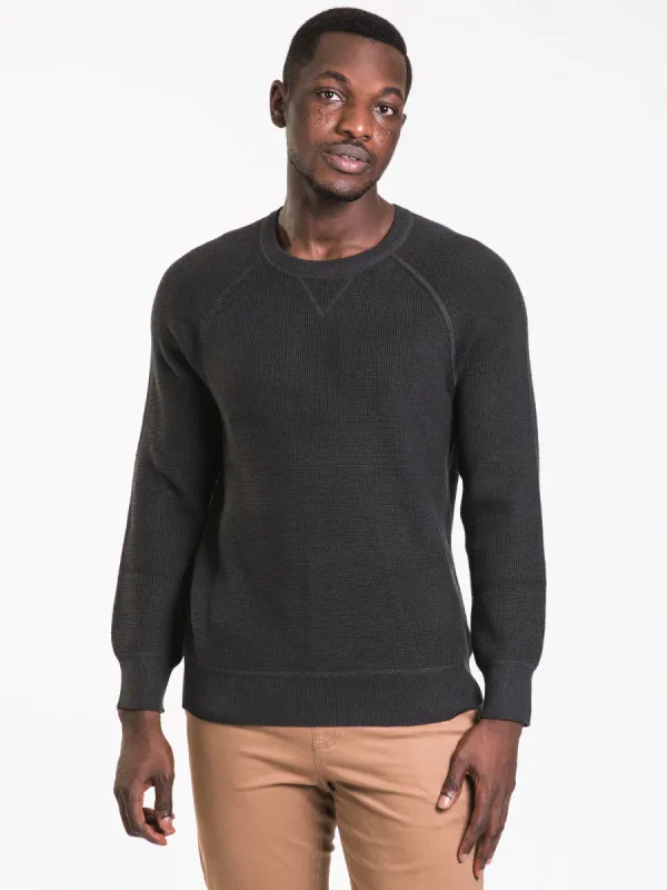 KOLBY WAFFLE RAGLAN CREWNECK - CLEARANCE sold by Boathouse