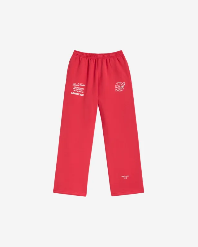 【AMBLER】 Heart Bear Pants One tuck 2-Way Wide Sweat Pants Argeousgor Womens Baggy Barrel Horseshoe Pants Y2k Mid Waist