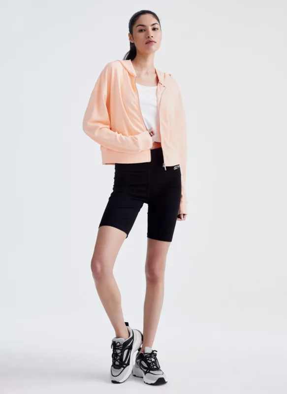 SNAKE JACQUARD FULL ZIP HOODIE sold by DKNY