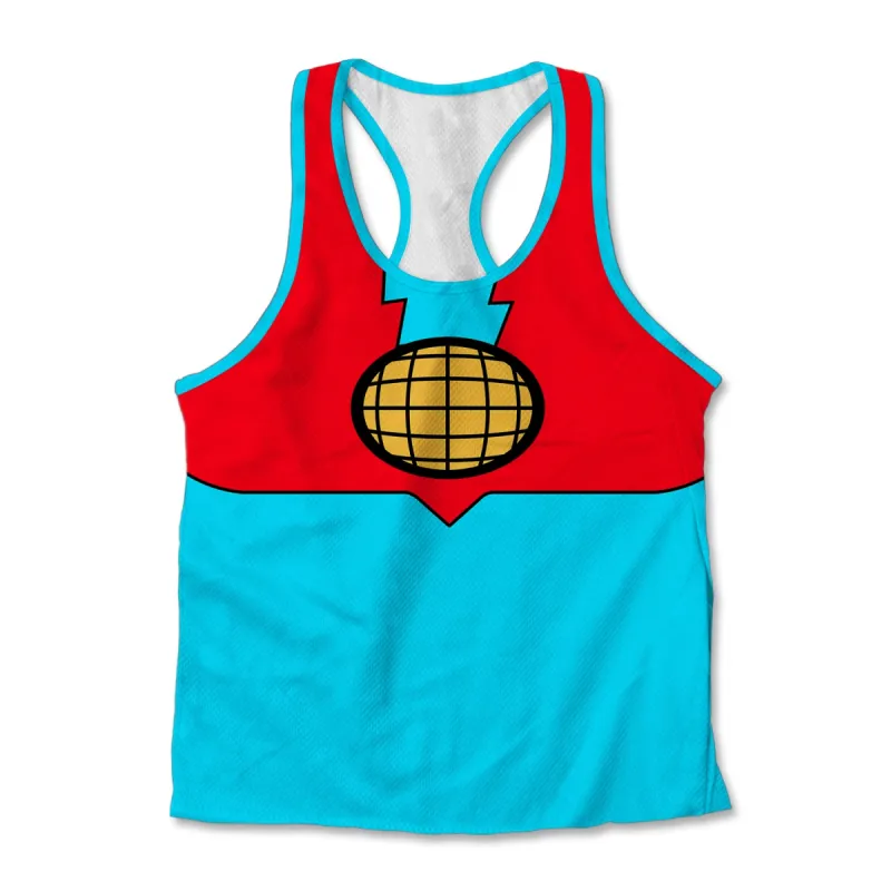 Printed Jersey Tank - Captain Flex sold by Flex Living